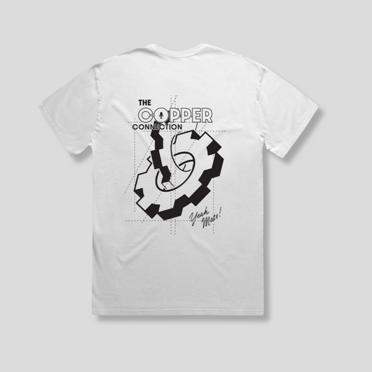 Mens Copper Connection T-Shirt White