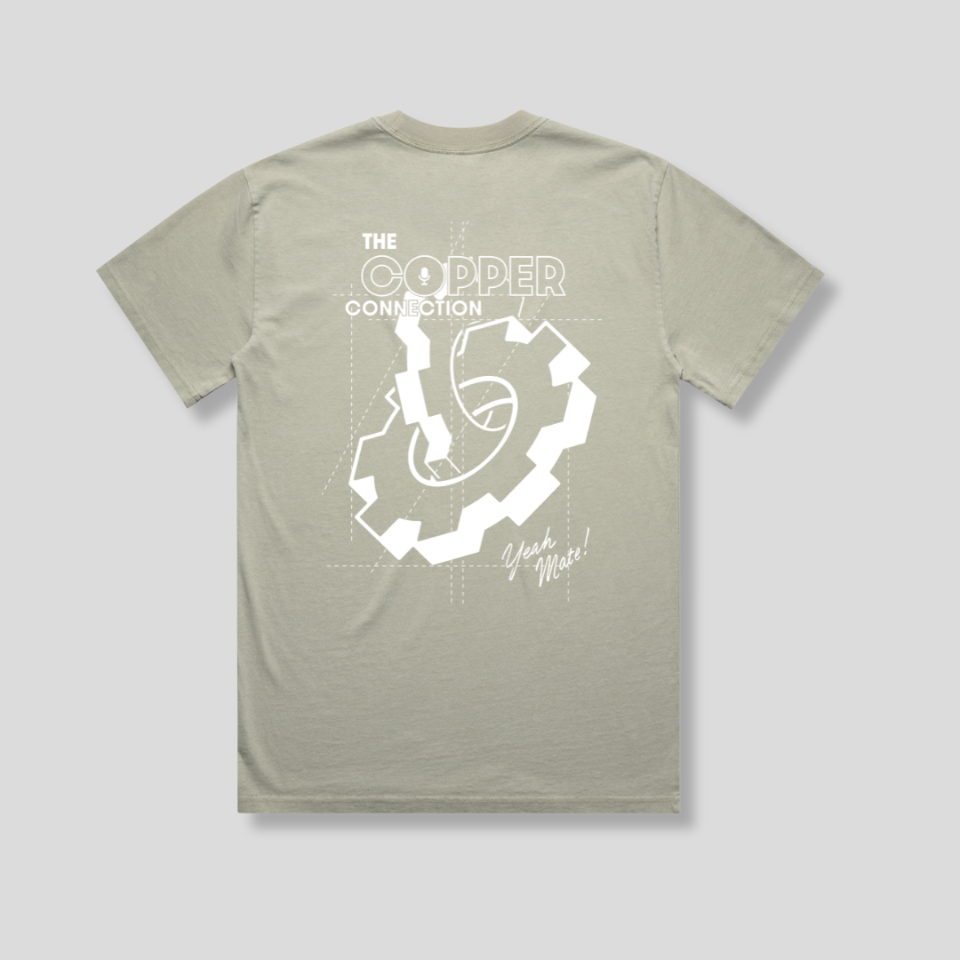 Mens Copper Connection T-Shirt Khaki