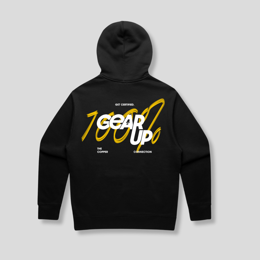 Unisex Gear Up Hood Black