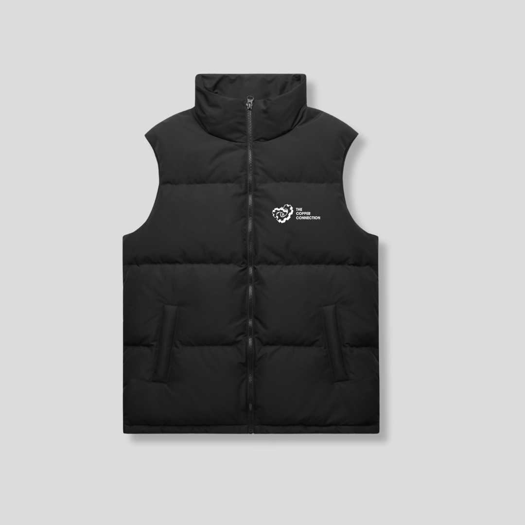 Unisex Copper Connections Gilet Black